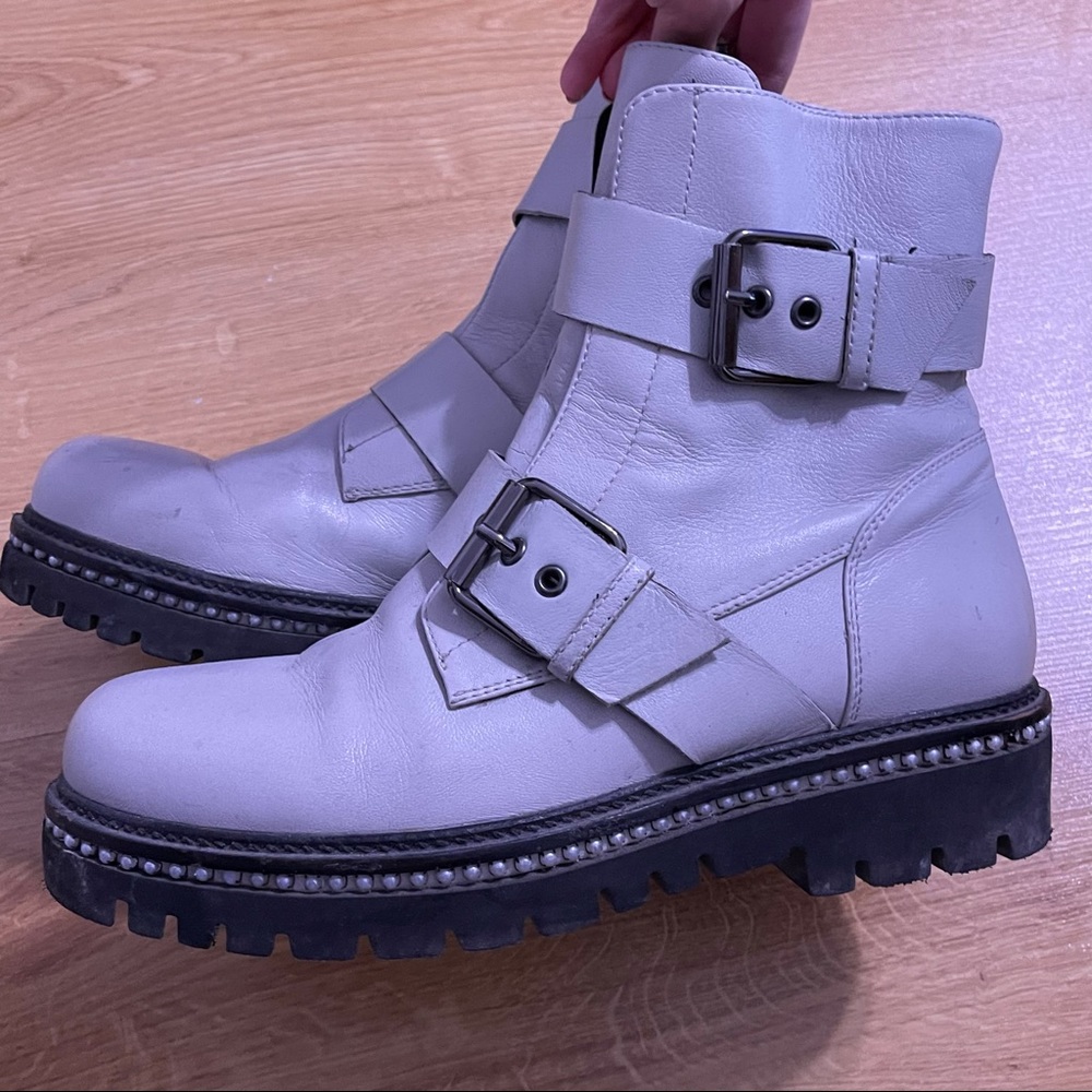 Bruno Premi Leather Boots, Size 8